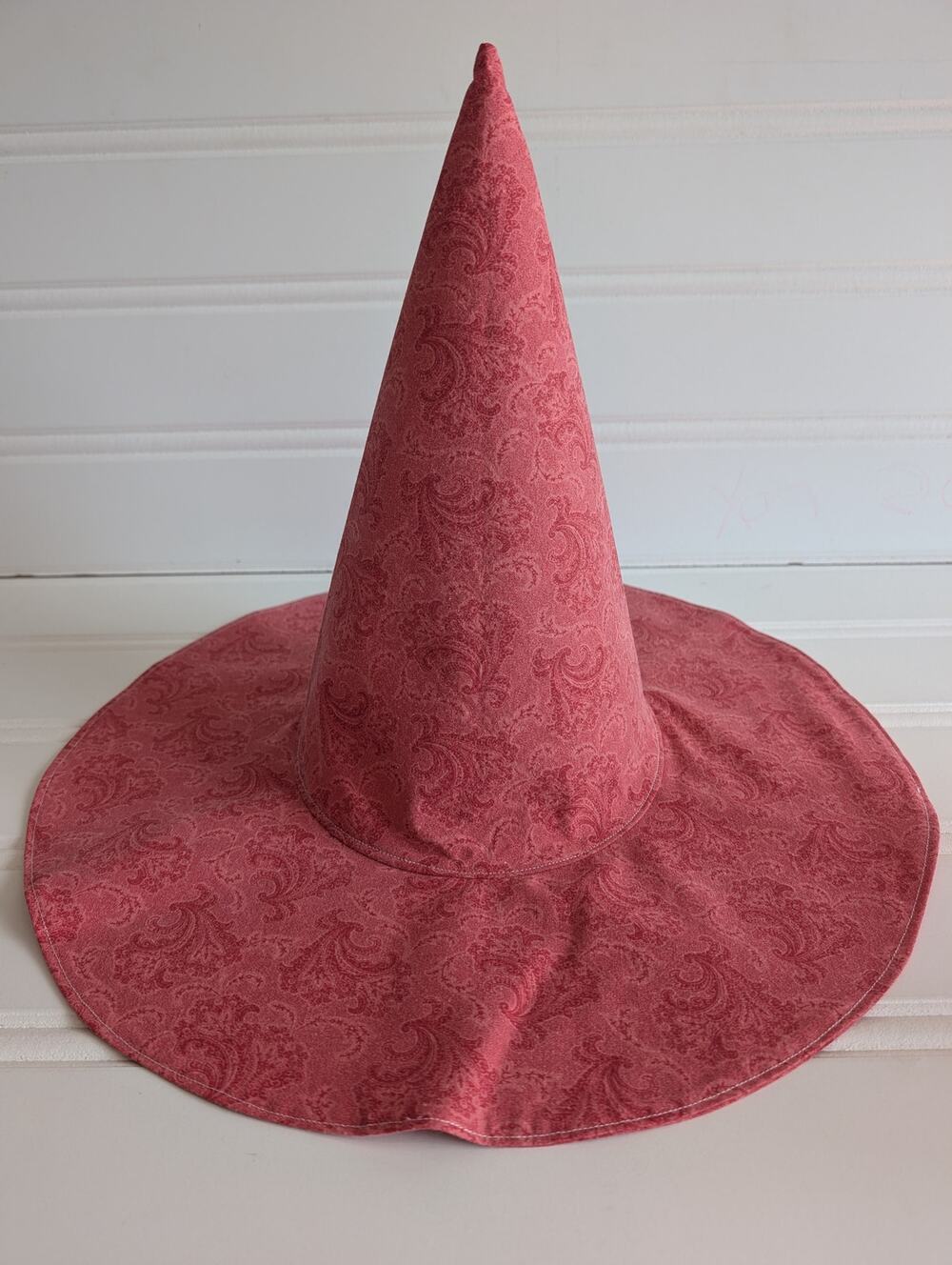 Handmade Floral Whimsy Floppy Witch Hat - 18